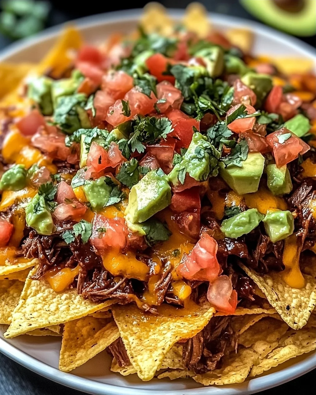BBQ-Rippchen-Nachos für den perfekten Genuss