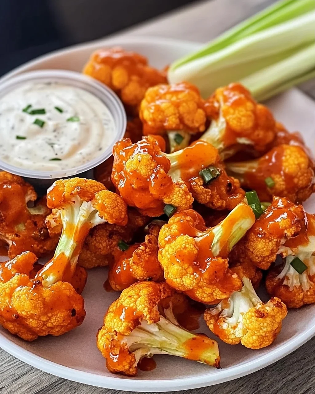 Buffalo Blumenkohl Bissen für perfekte Snack-Abende