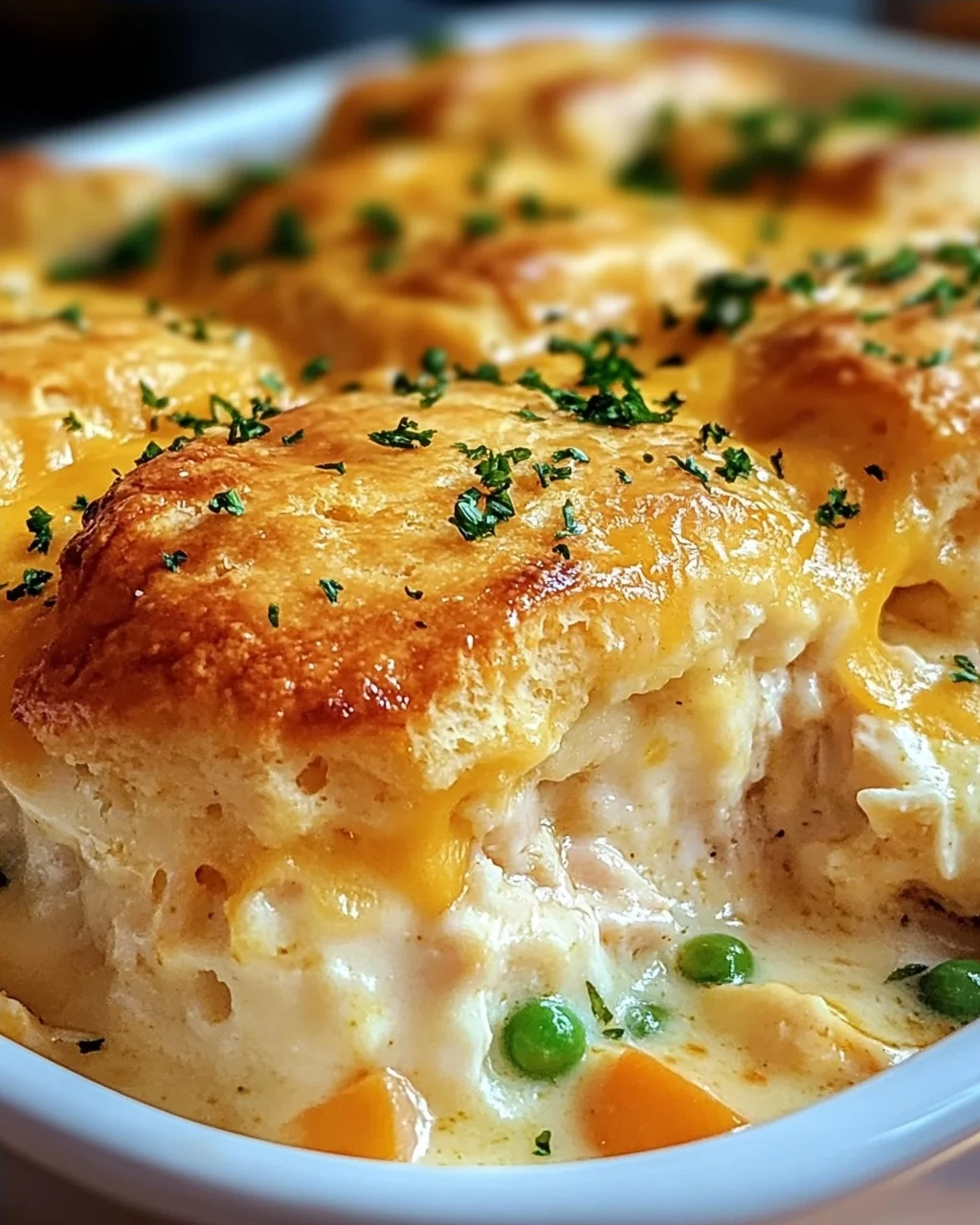 Cheddar-Bay-Hähnchen-Cobbler für gemütliche Abende
