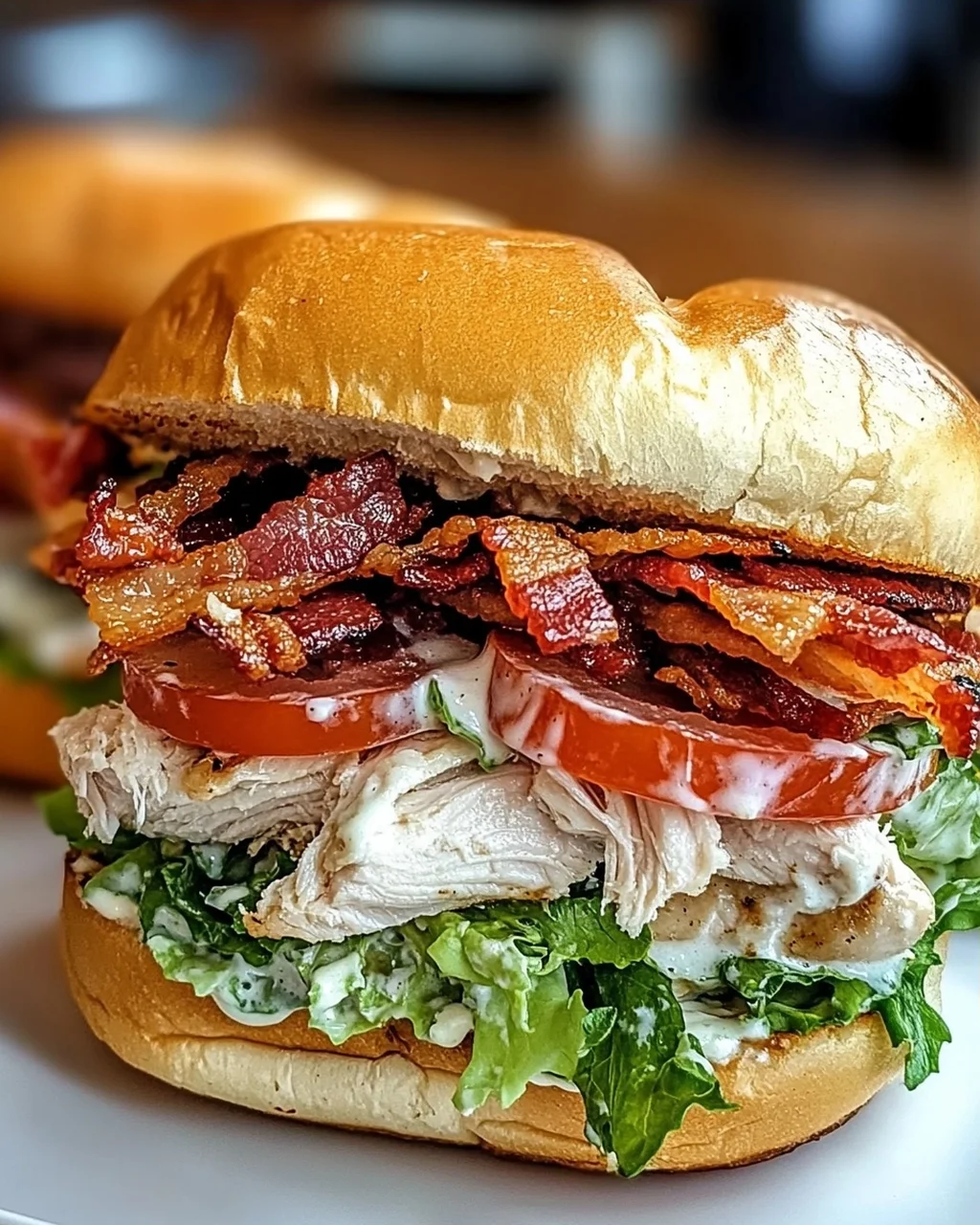 Chopped Chicken Beef Bacon Ranch Sandwich: Schnelle Geschmacksbombe