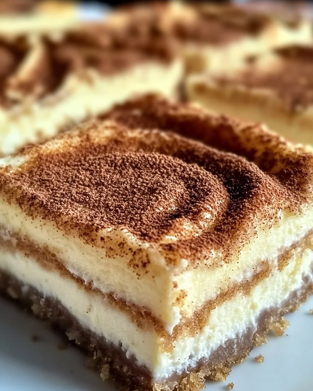 Churro Käsekuchen Riegel für köstliche Momente