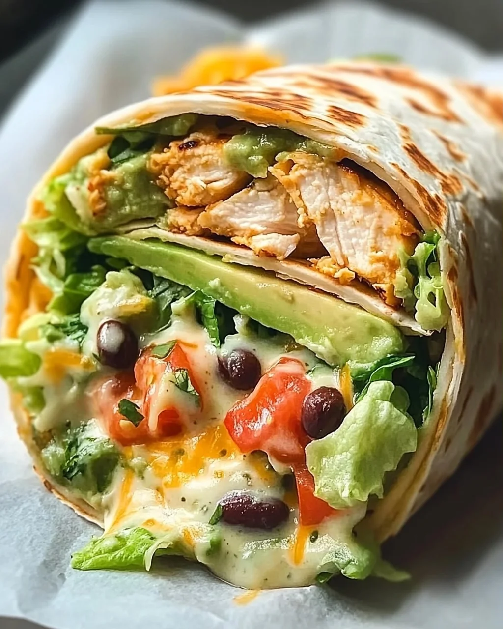 Cremige Chicken Avocado Ranch Burritos – Schnell & Lecker!