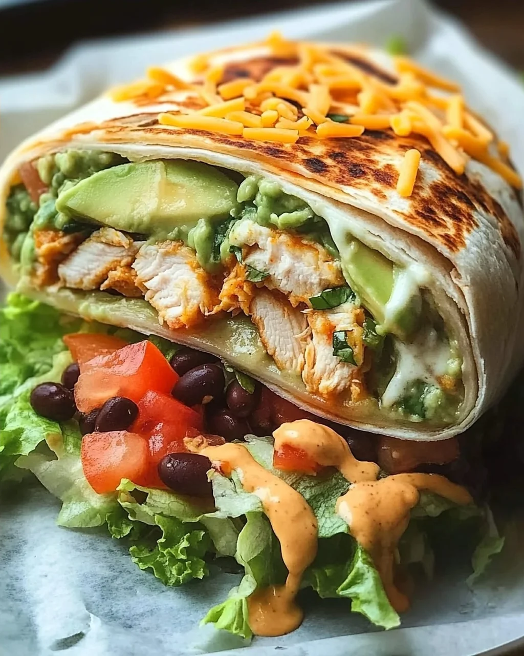 Cremige Chicken Avocado Ranch Burritos – Schnell & Lecker!