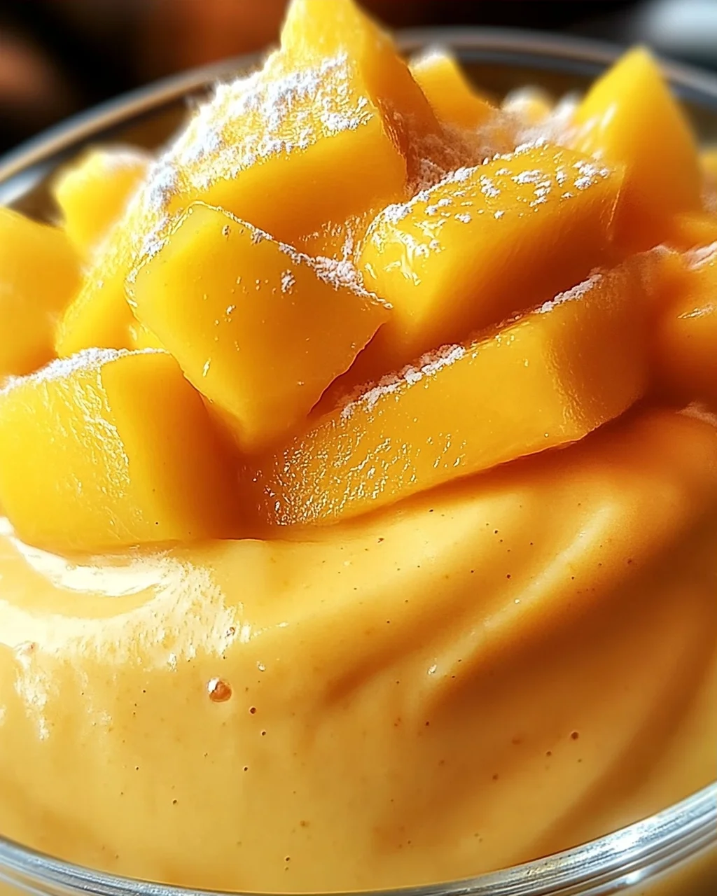 Cremige Mango-Mousse
