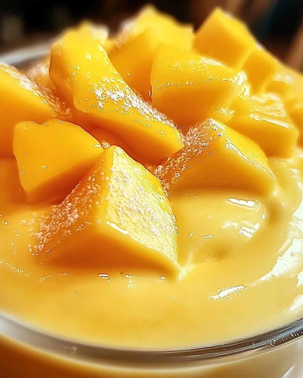 Cremige Mango-Mousse