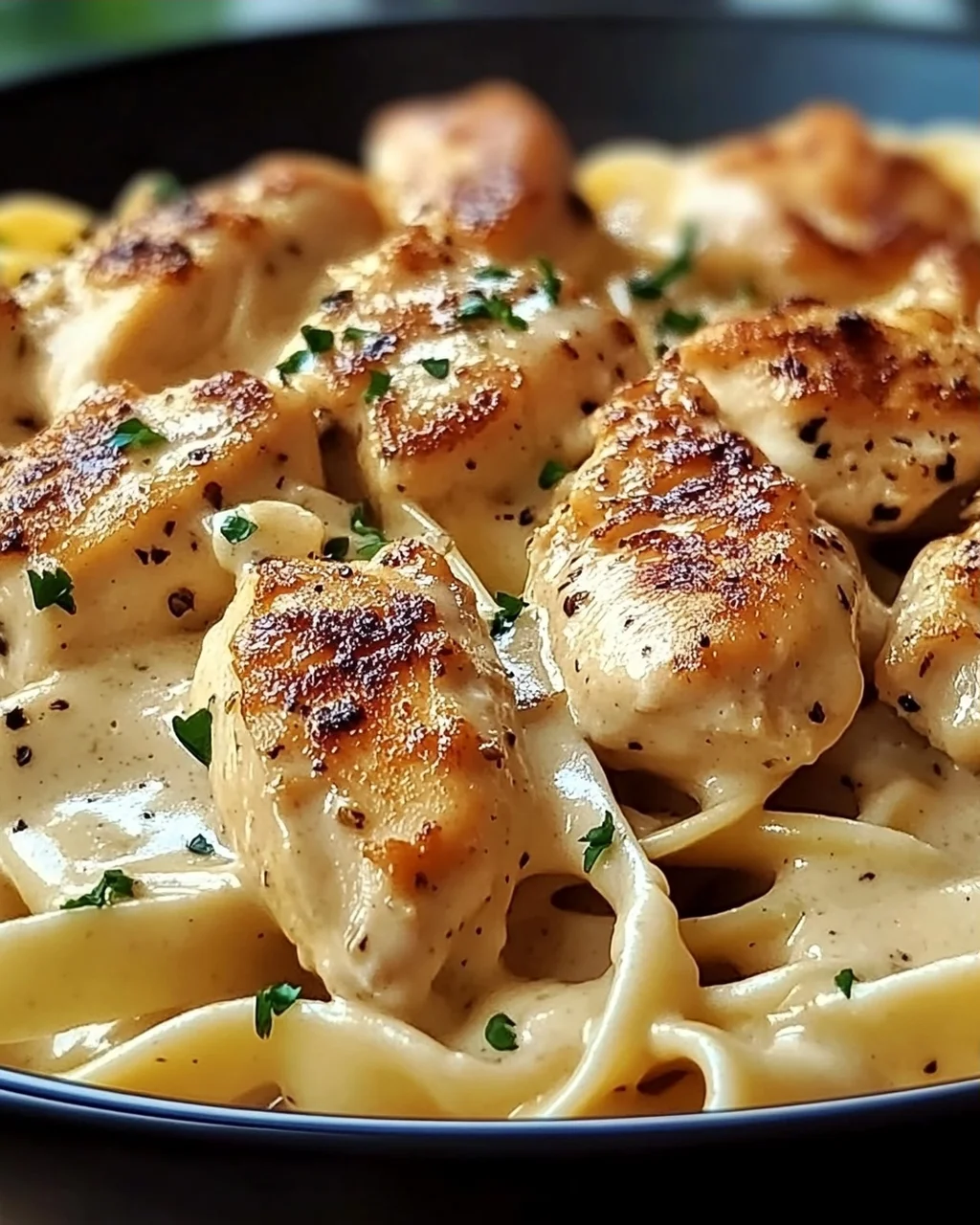 Cremige italienische Hühnchen-Pasta für jeden Abend