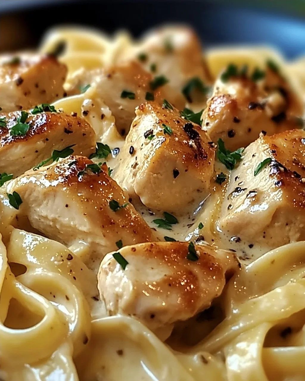 Cremige italienische Hühnchen-Pasta für jeden Abend