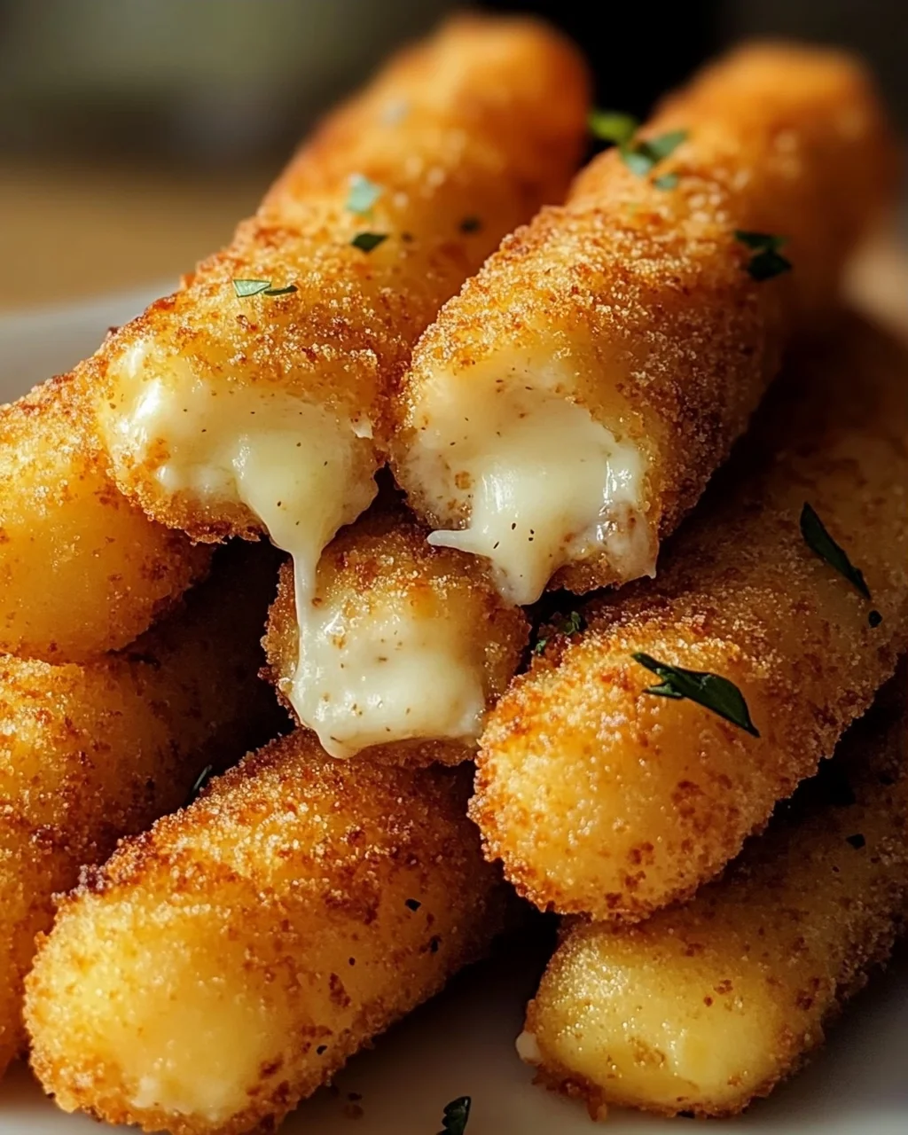 Crispy Mini Mozzarella Sticks from the Airfryer