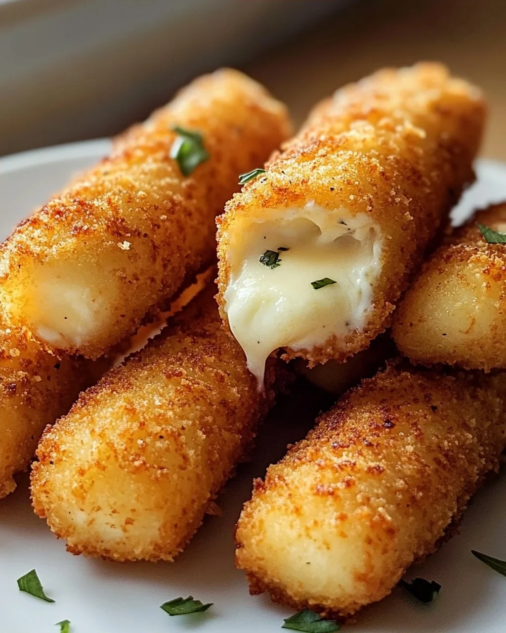 Crispy Mini Mozzarella Sticks from the Airfryer