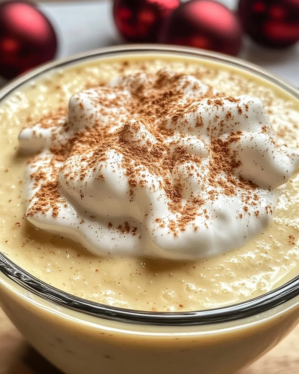 Eiernog Pudding selbst gemacht für die Feiertage