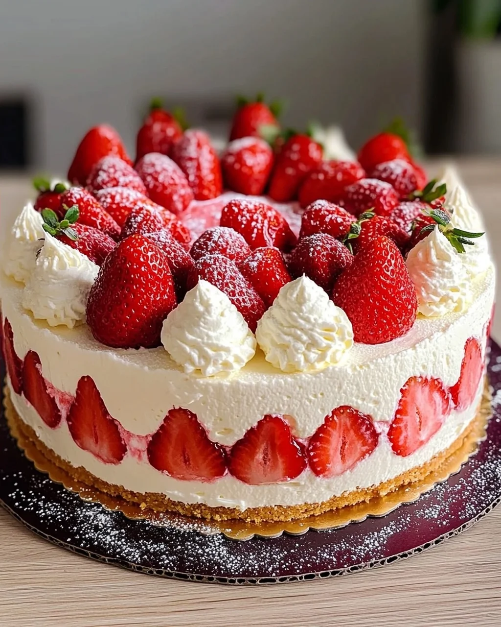 Erdbeertorte mit Joghurtcreme