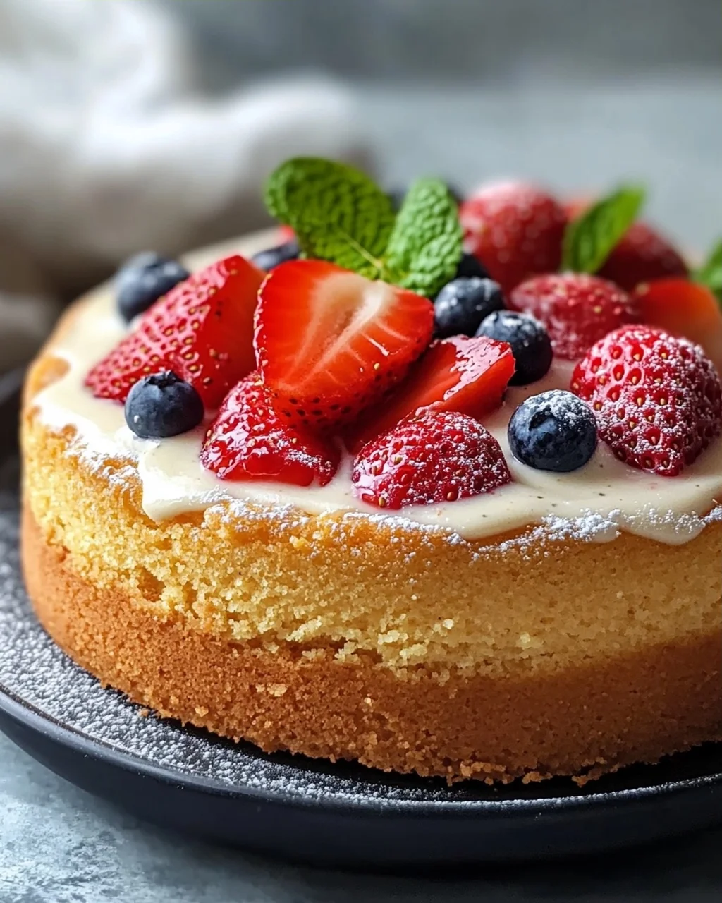 Erdnuss-Joghurtkuchen mit alkoholfreiem Bier in kurzer Zeit