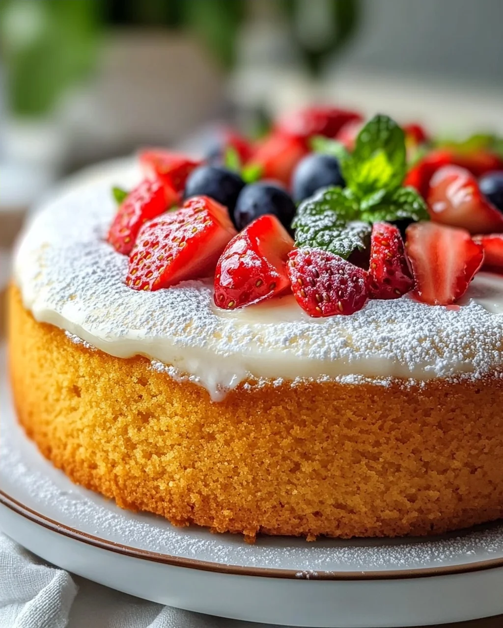 Erdnuss-Joghurtkuchen mit alkoholfreiem Bier in kurzer Zeit