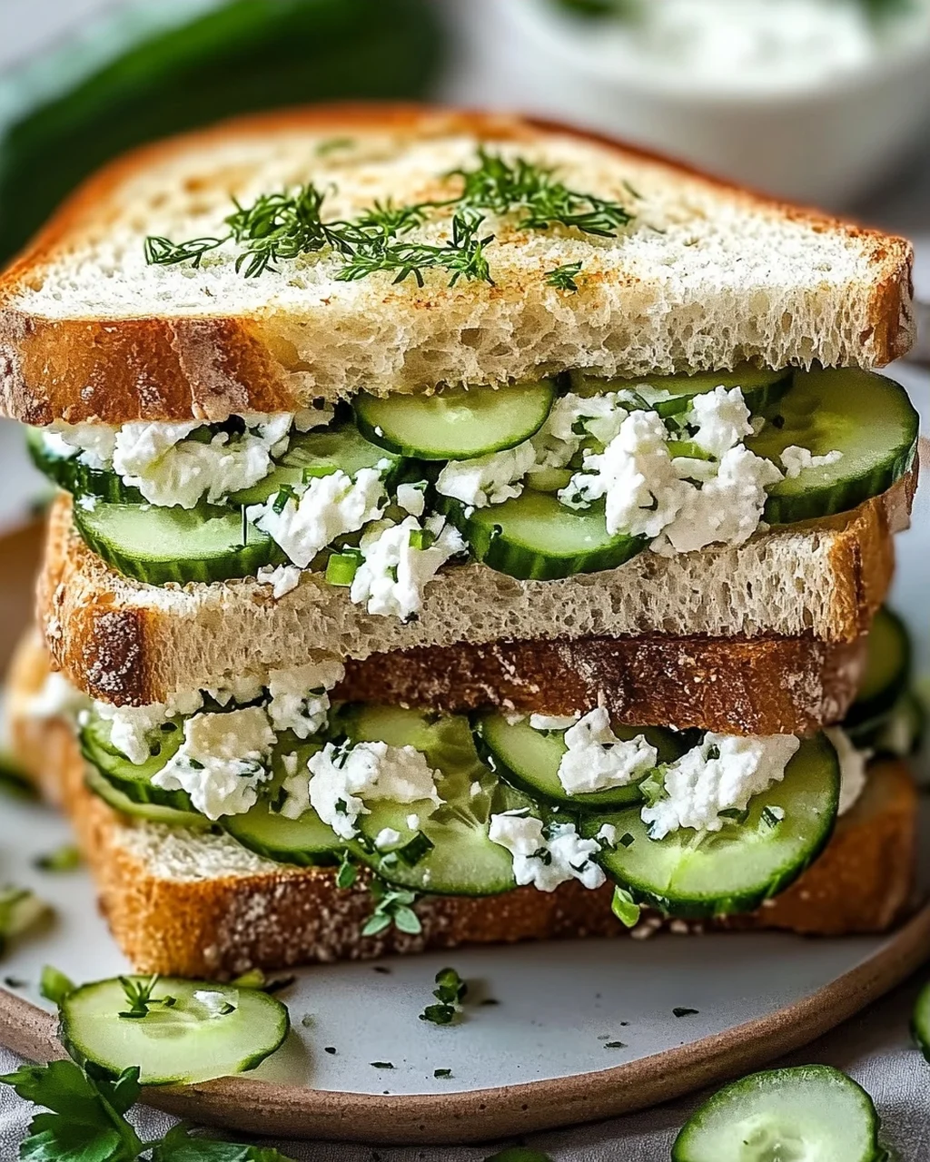 Erfrischende Gurkensalat-Sandwich Ideen für jeden Tag