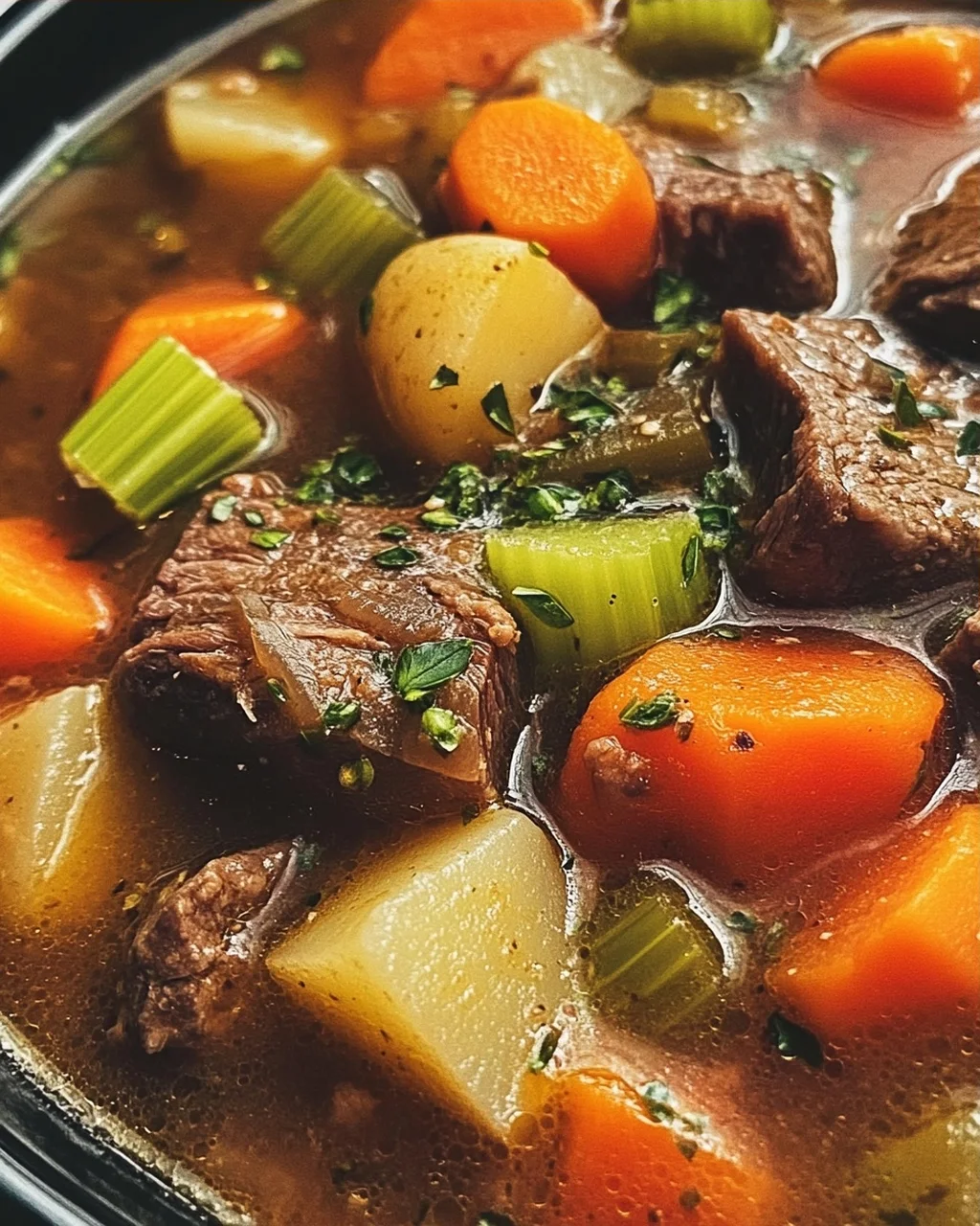 Gemüse Rindfleisch Suppe