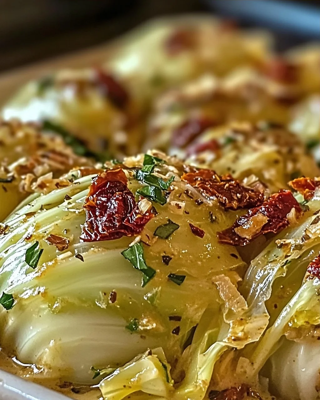 Heirate mich schmelzender Kohl im cremigen Tuscan-Stil