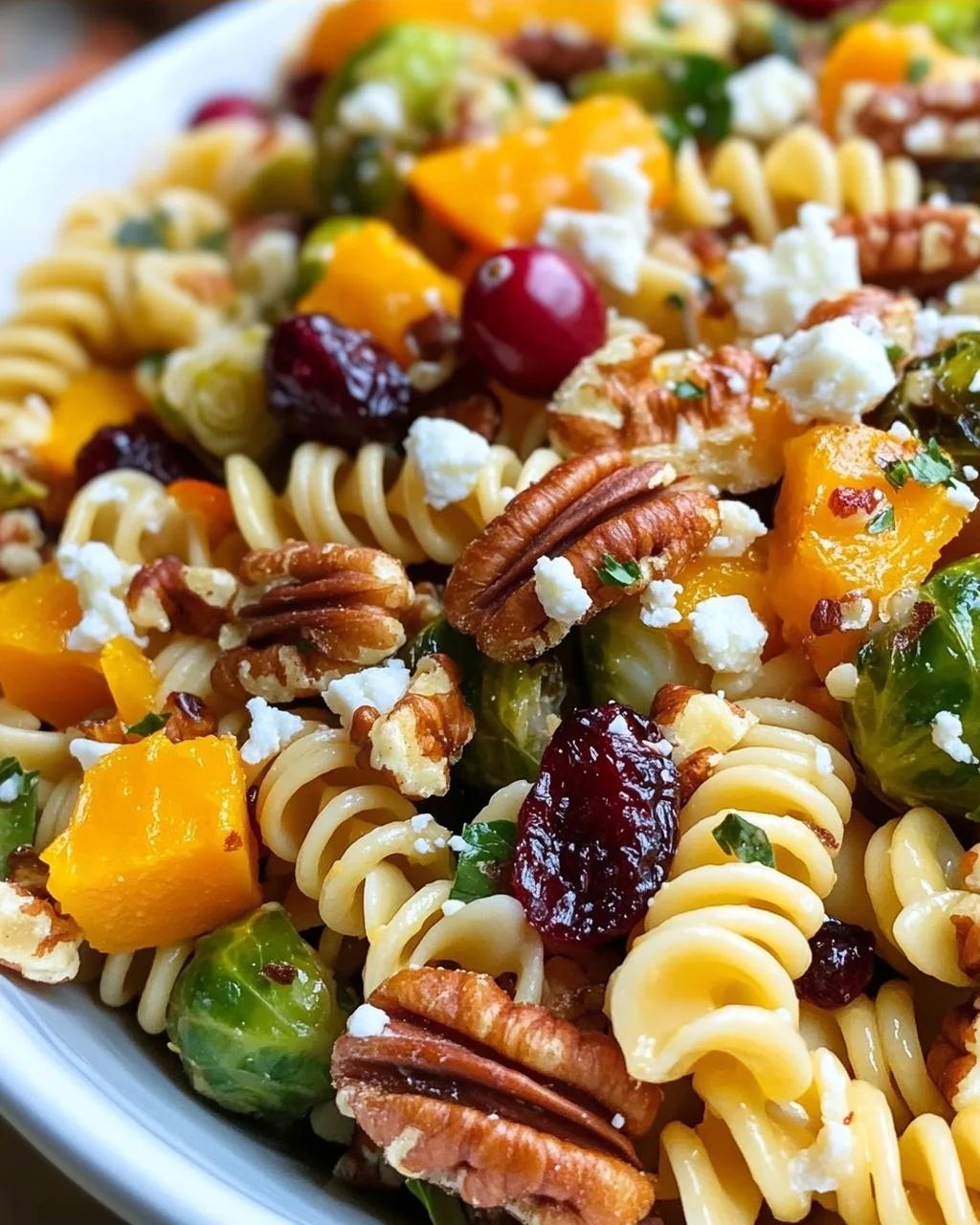 Herbstlicher Ernte-Nudelsalat