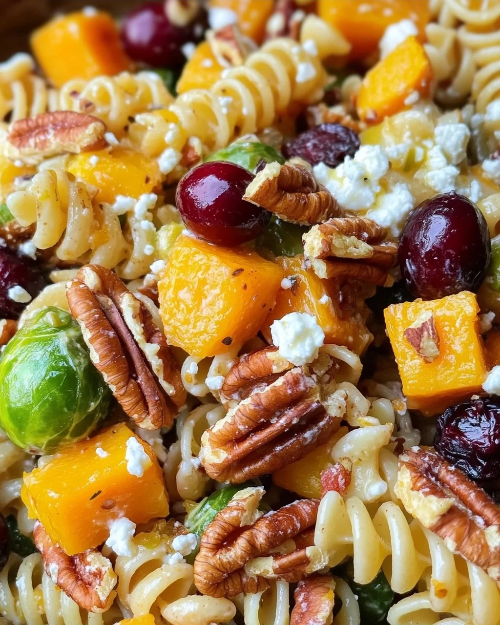 Herbstlicher Ernte-Nudelsalat