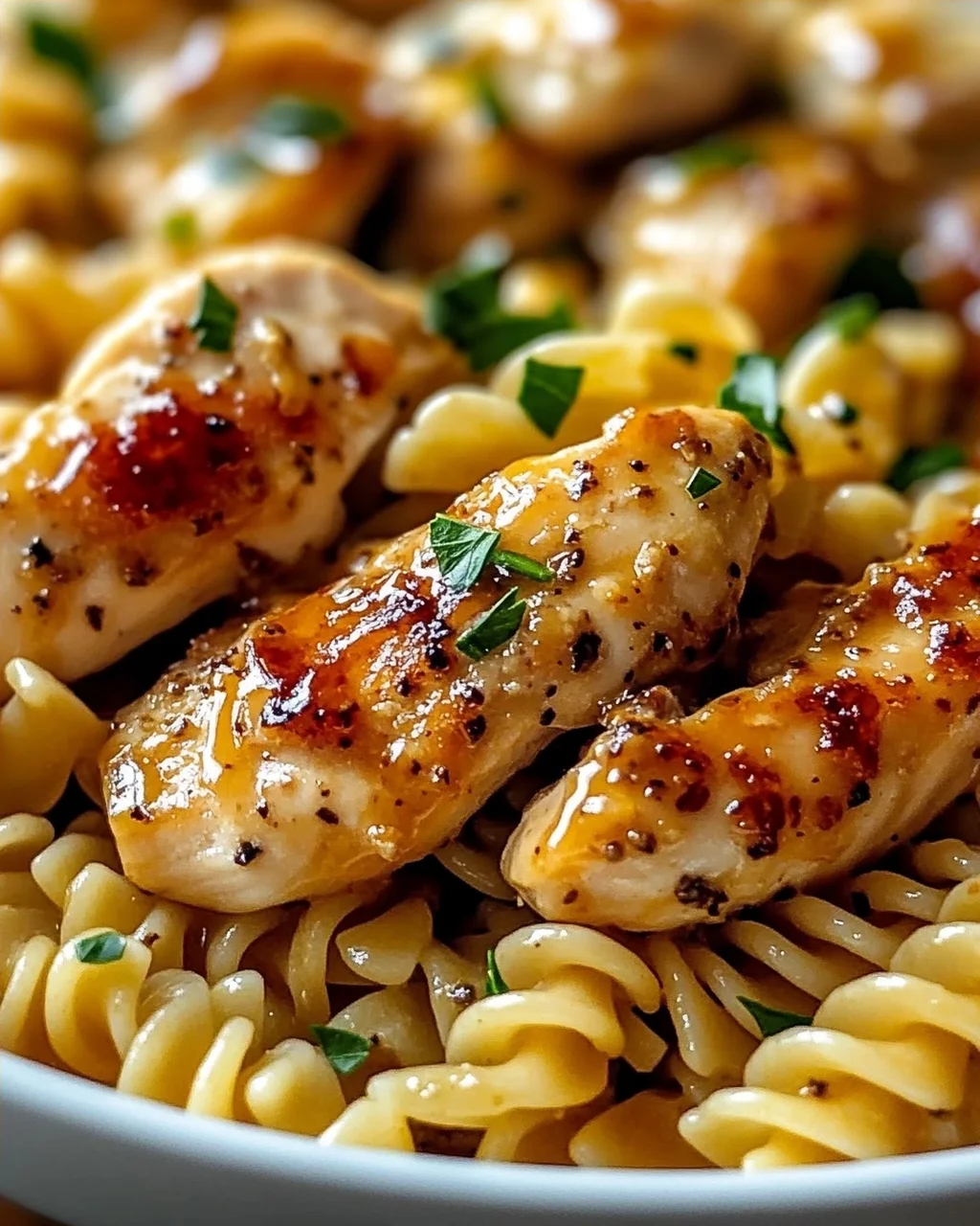 Honig-Pfeffer-Hühnchen Pasta Rezept – Schnelle Genussmomente!