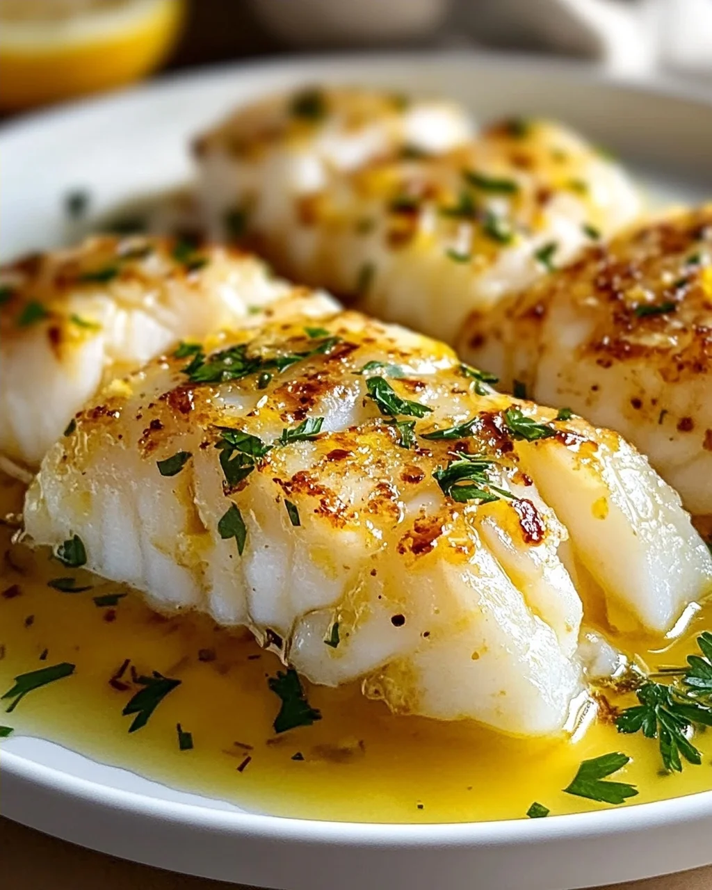Kabeljau Zitrone-Knoblauch-Butter: Schnell, köstlich, einfach!