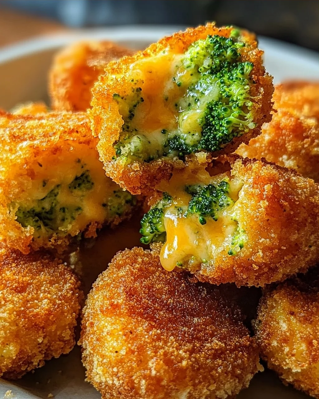 Knusprige Brokkoli Käse Nuggets