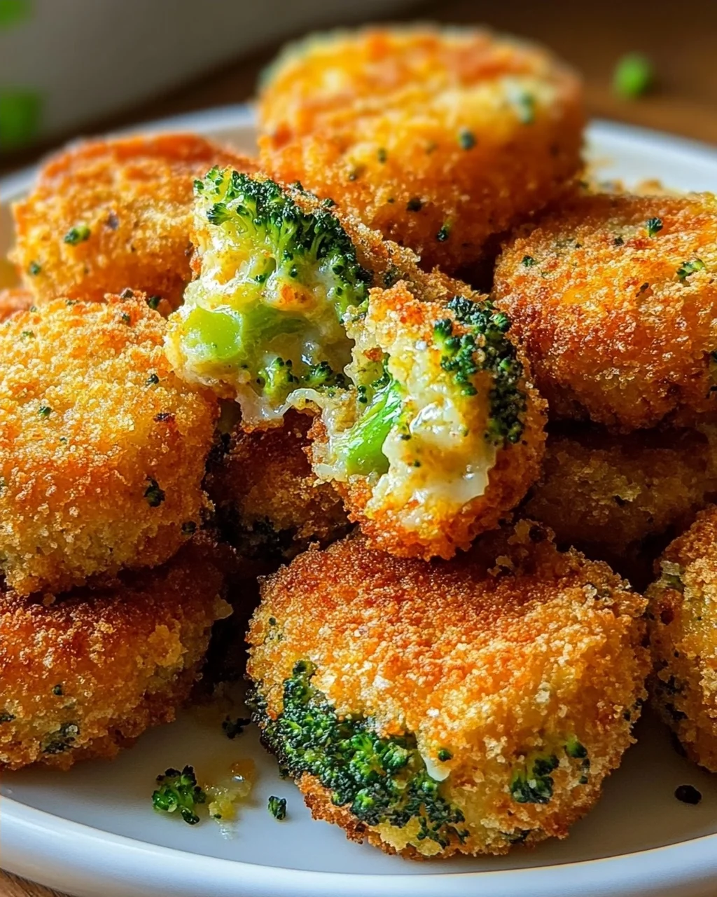 Knusprige Brokkoli Käse Nuggets