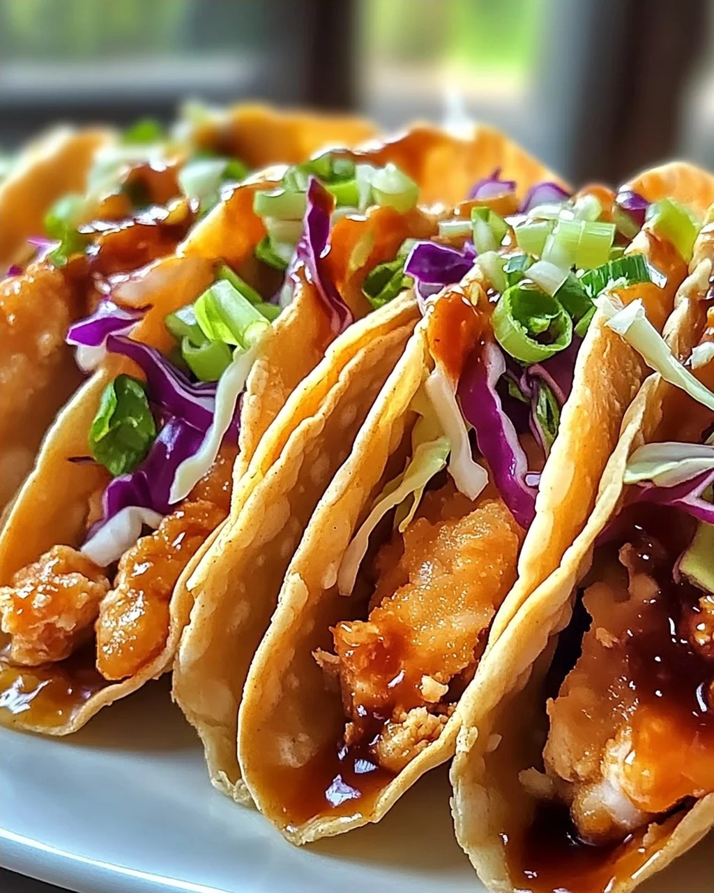 Knusprige Hähnchen-Wonton-Tacos für Zuhause