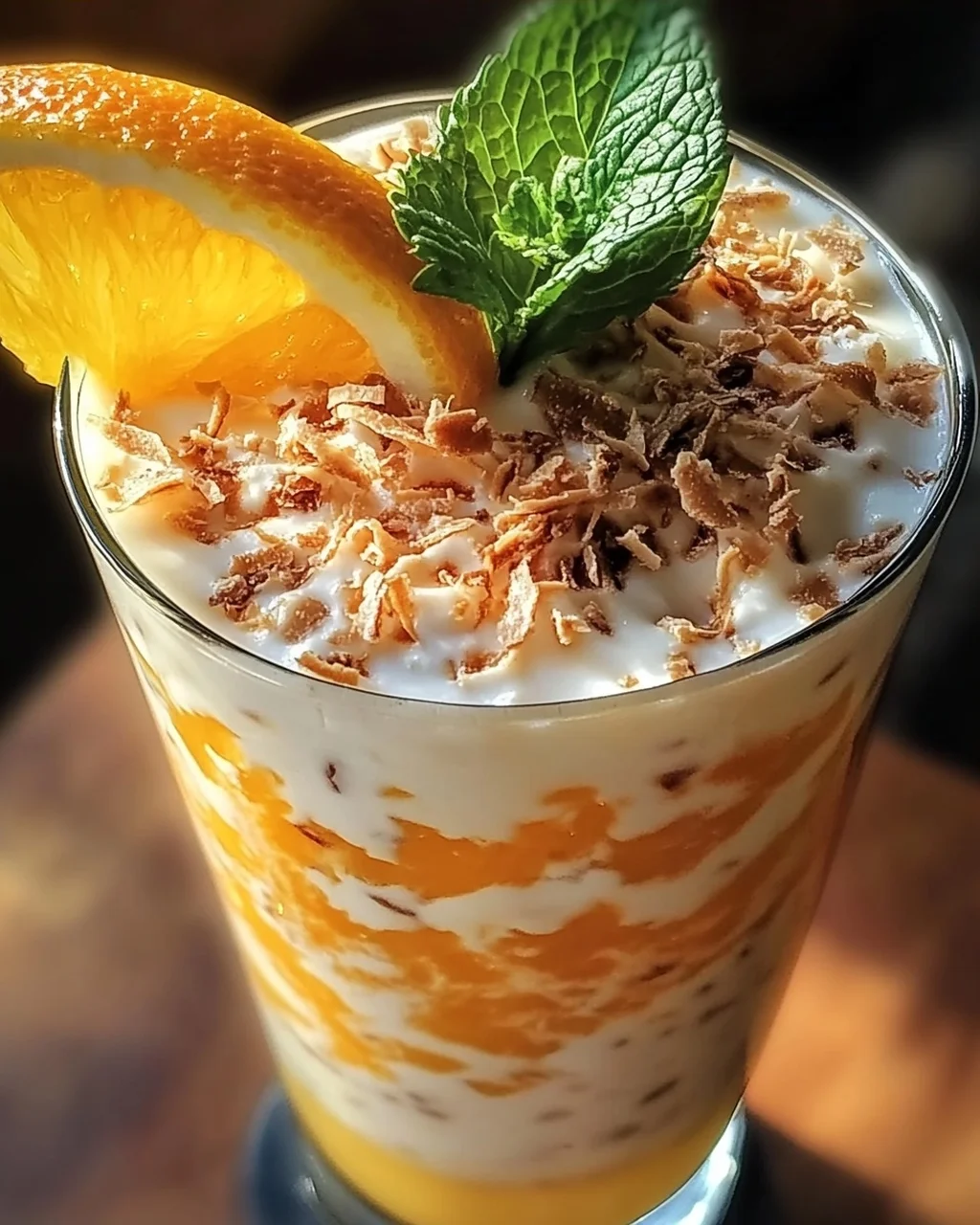 Kokosnuss Orange Glühen – Ein einfacher Desserttraum
