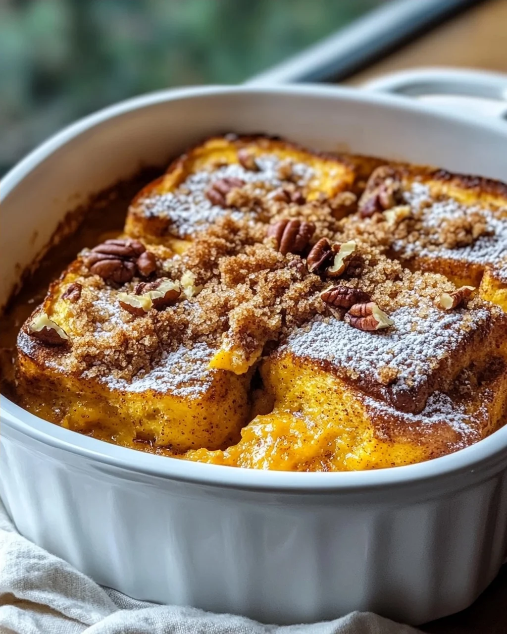 Köstlicher Kürbis-French-Toast-Auflauf: Ideal für Gäste!