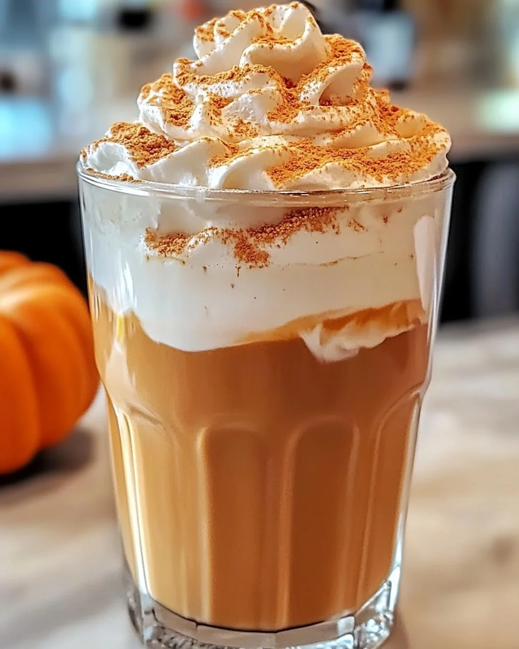 Kürbis Chai Eistee Latte für den perfekten Herbstgenuss