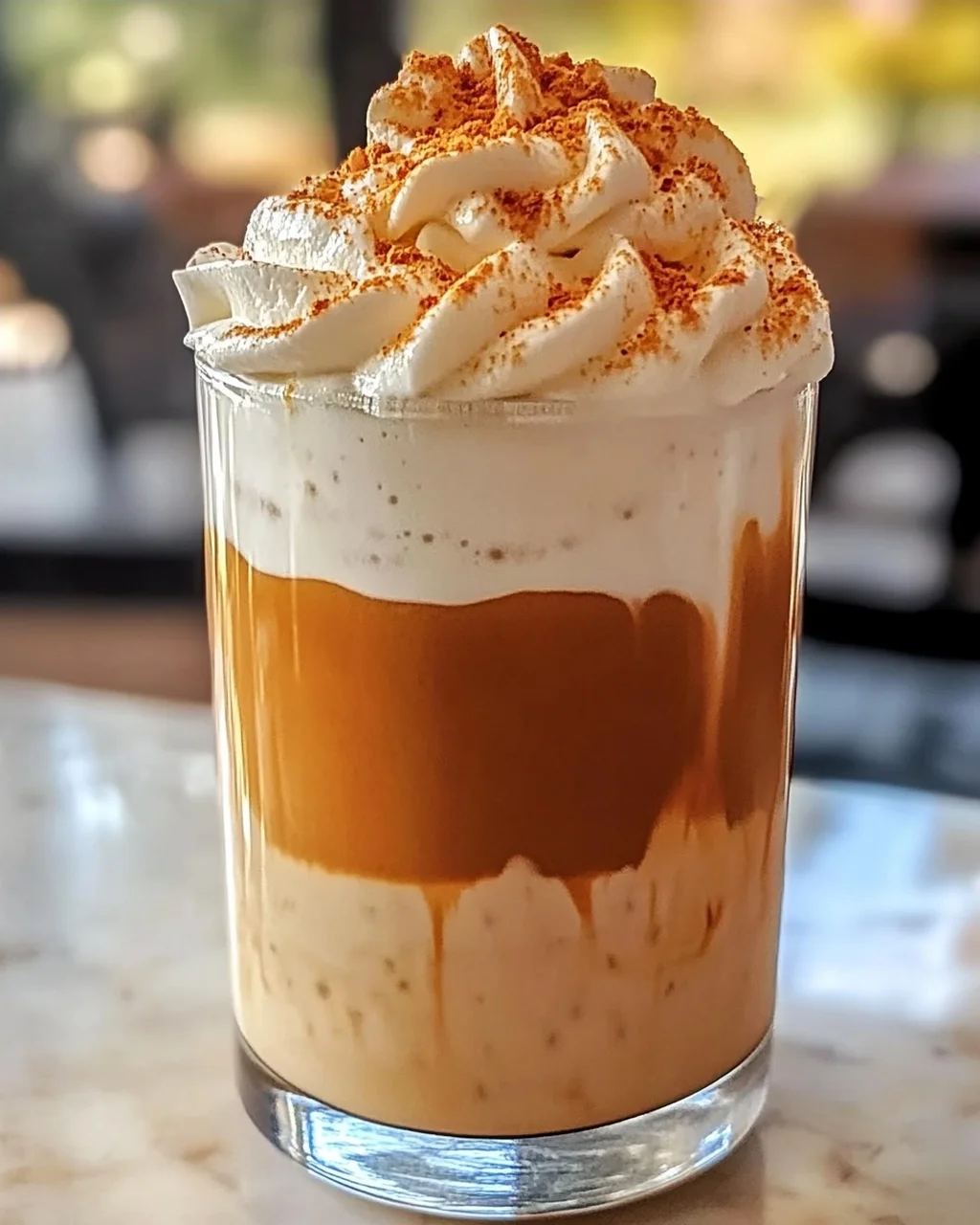 Kürbis Chai Eistee Latte für den perfekten Herbstgenuss