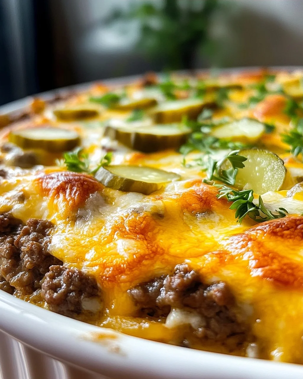 Low Carb Cheeseburger Auflauf: Herzhaft & Kohlenhydratarm