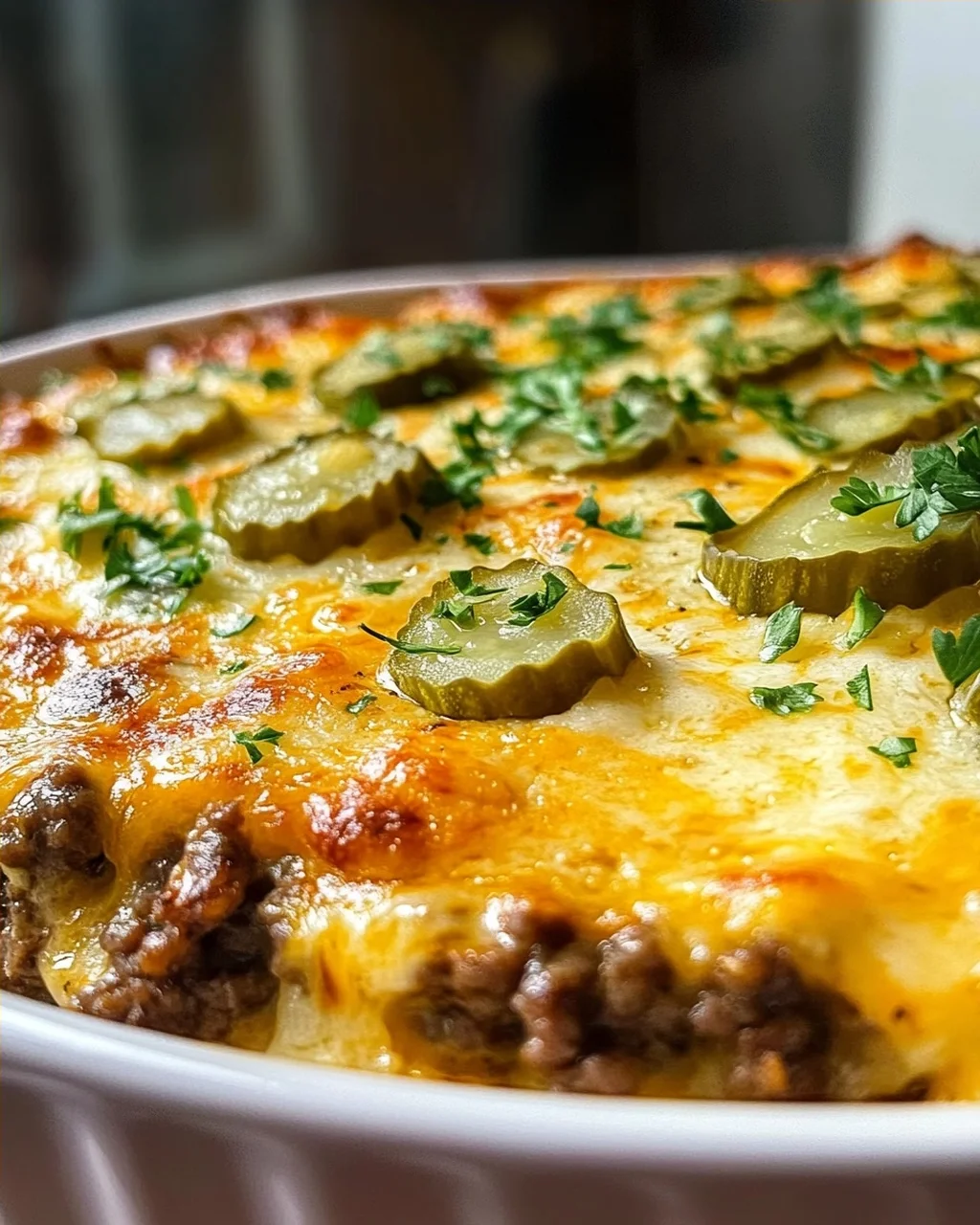 Low Carb Cheeseburger Auflauf: Herzhaft & Kohlenhydratarm