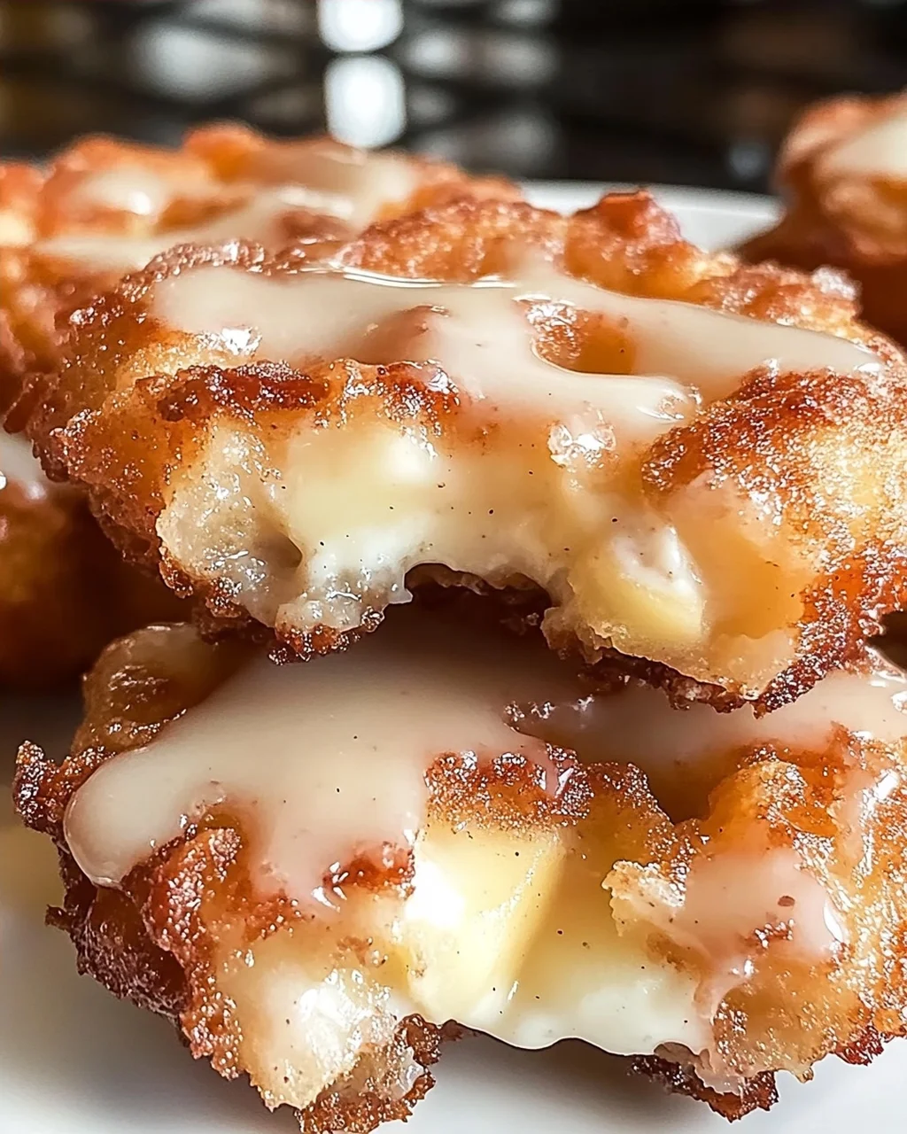 Mandelflocken Apfelkrapfen ohne Zucker