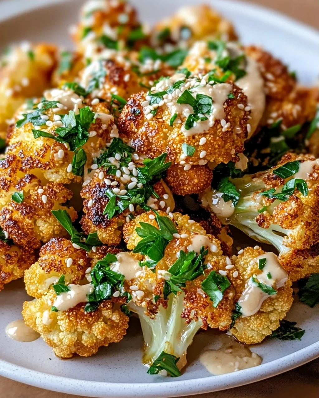 Marokkanischer Blumenkohl mit Tahini-Honig: Das ultimative Rezept!