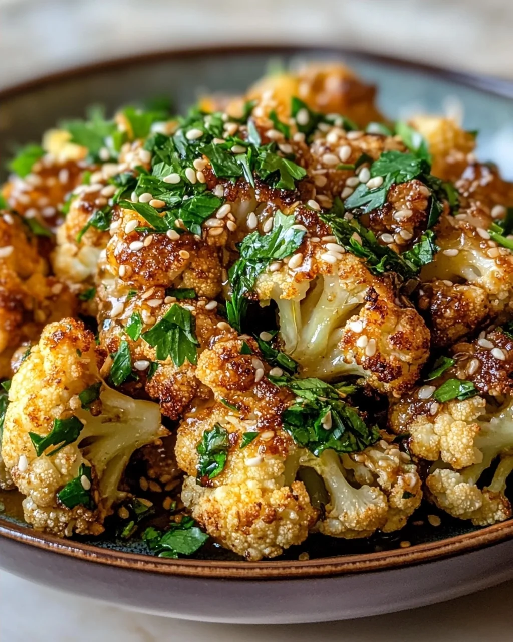 Marokkanischer Blumenkohl mit Tahini-Honig: Das ultimative Rezept!