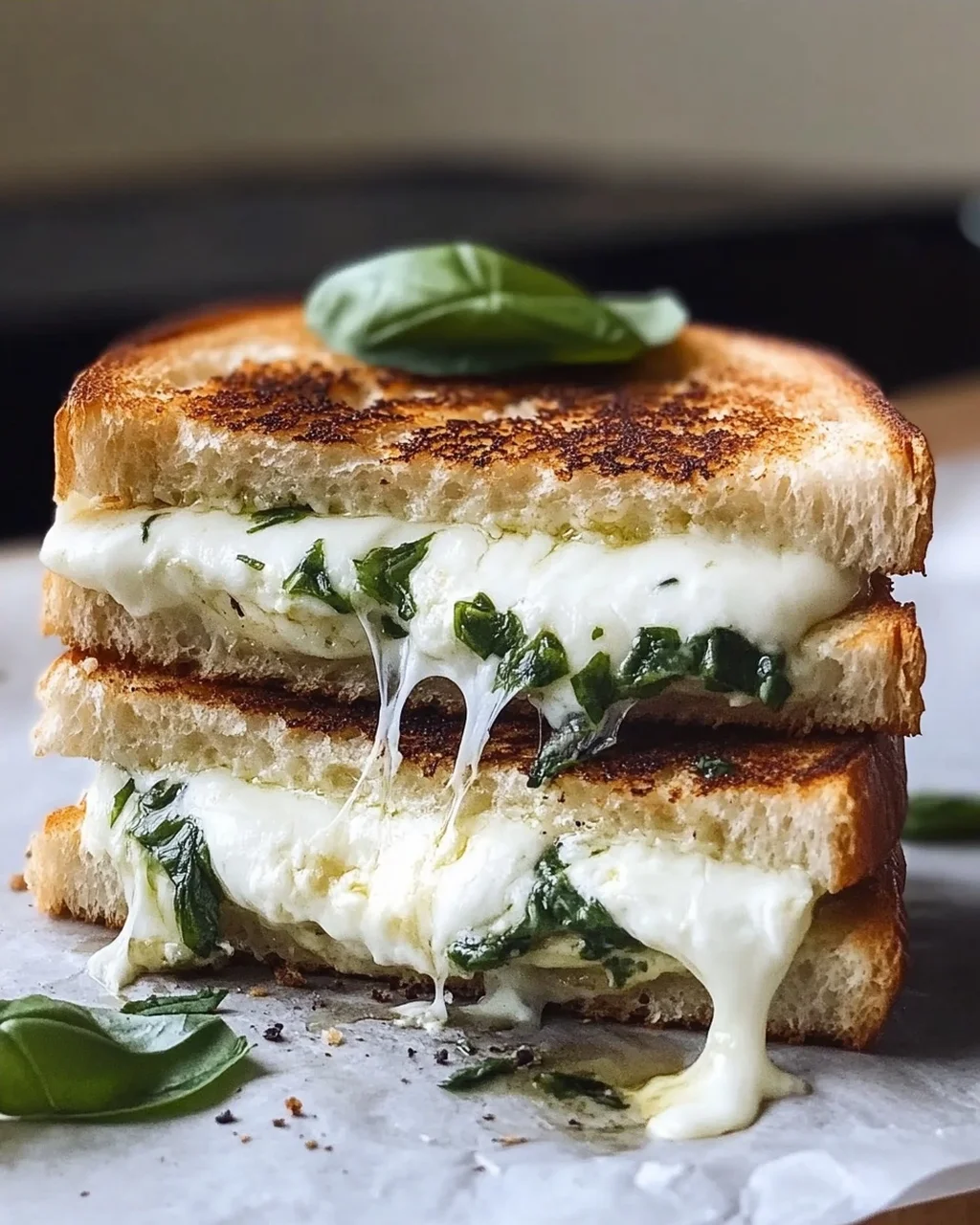 Melty Burrata Grilled Cheese Sandwich – Ein Genuss für Käseliebhaber!