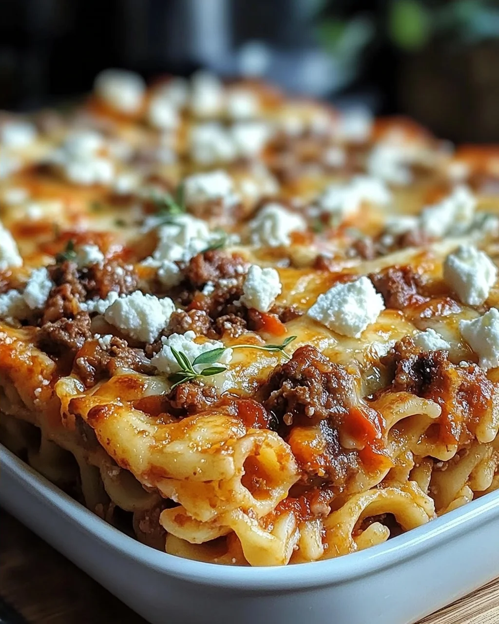 Nudelauflauf Mit Feta Hackfleisch Das Einfache Rezept Fur Genieser