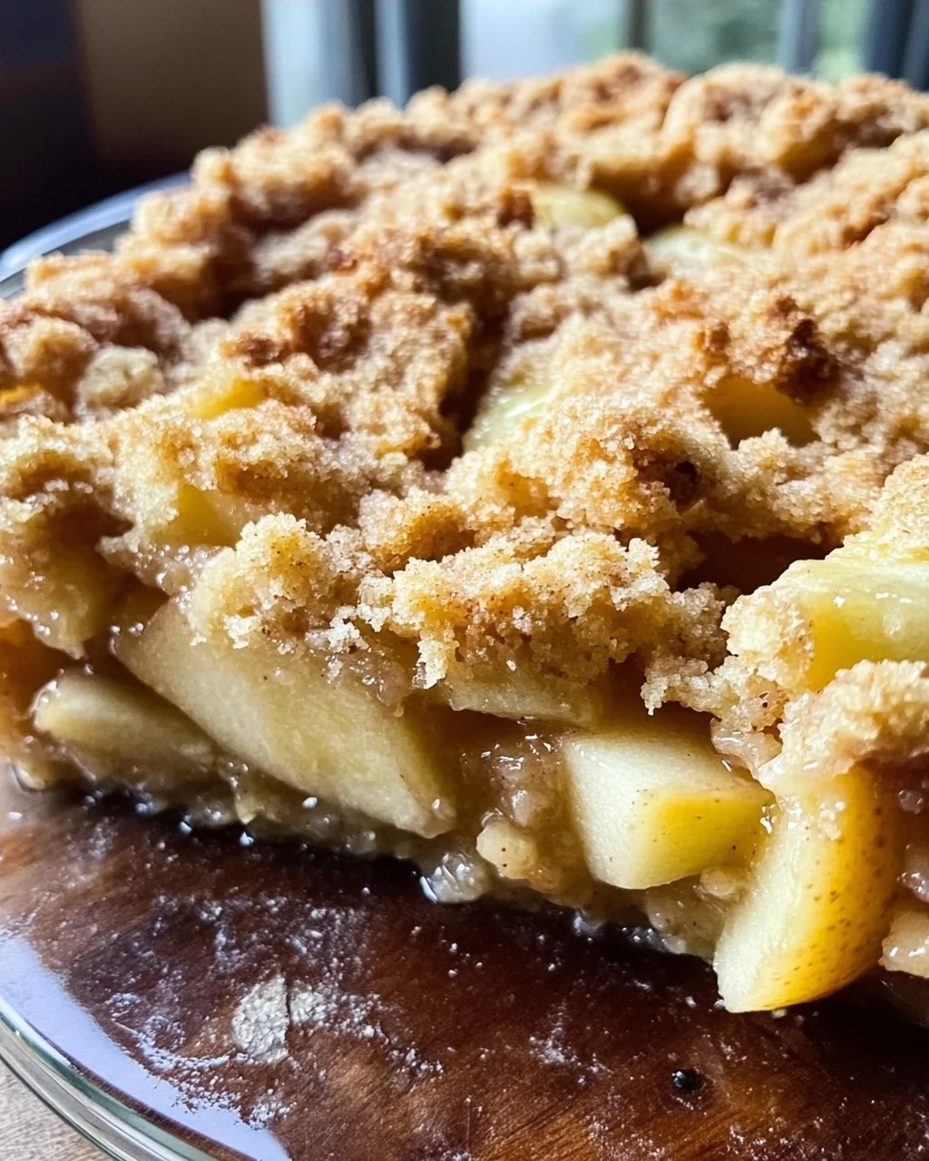 Omas blitzschneller Apfelkompott-Streuselkuchen