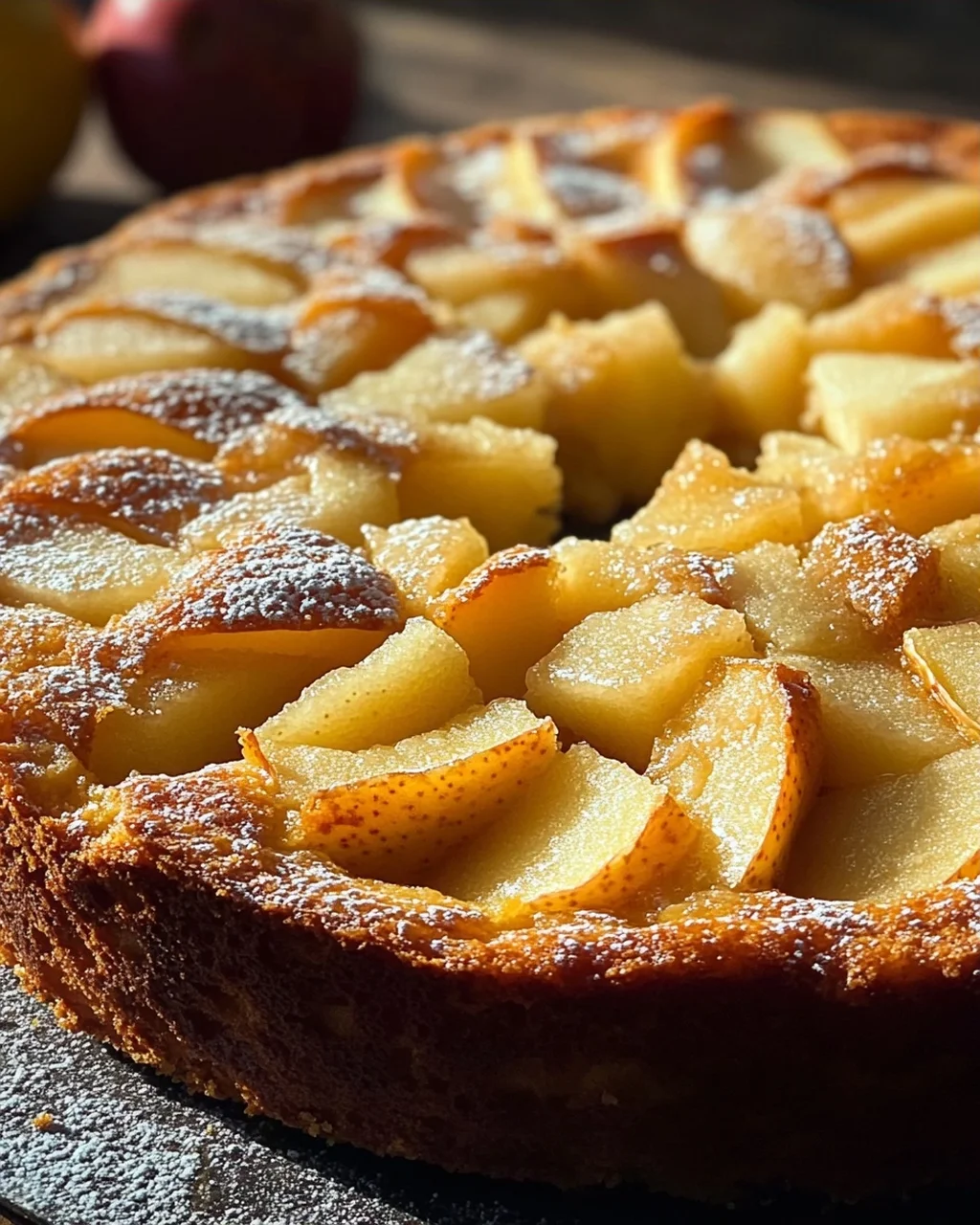 Omas versunkener Apfelkuchen