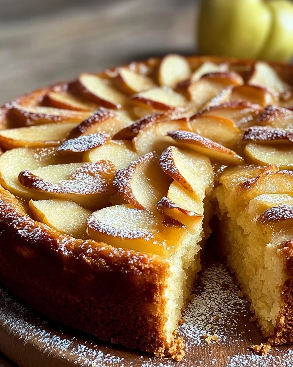Omas versunkener Apfelkuchen