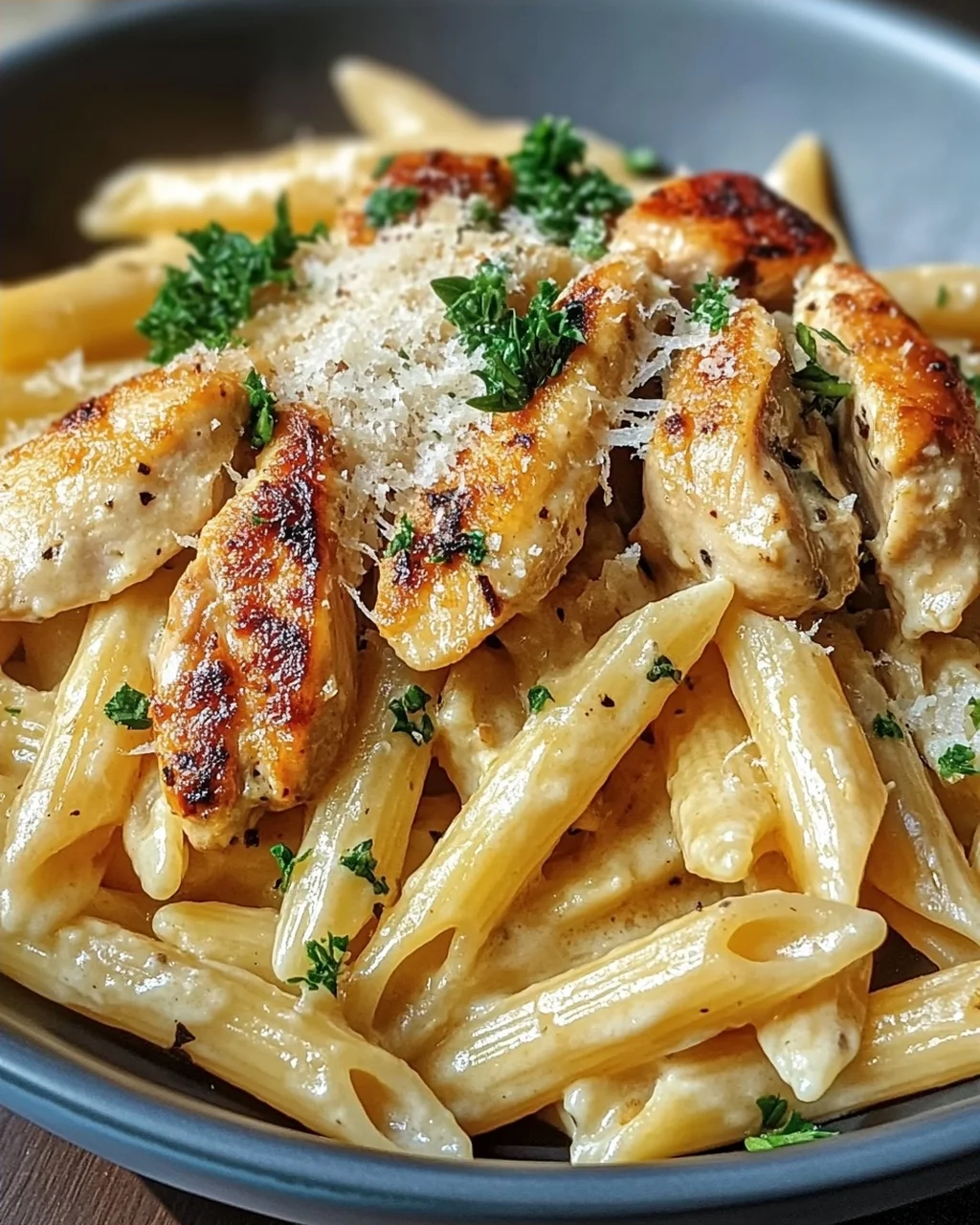 Pasta mit Hähnchen