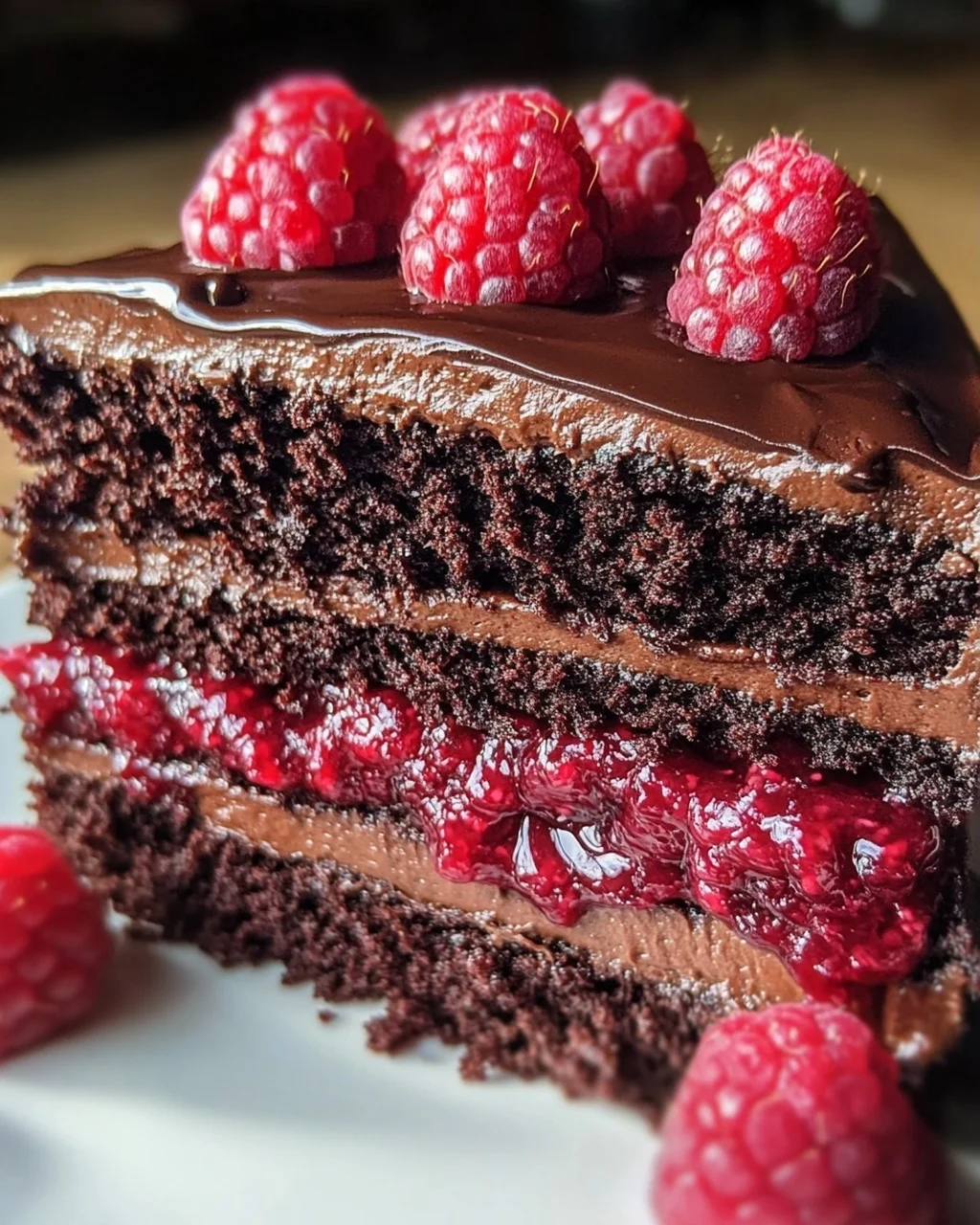 Reichhaltiger Schokoladen-Himbeer-Kuchen Rezept - unwiderstehlich!