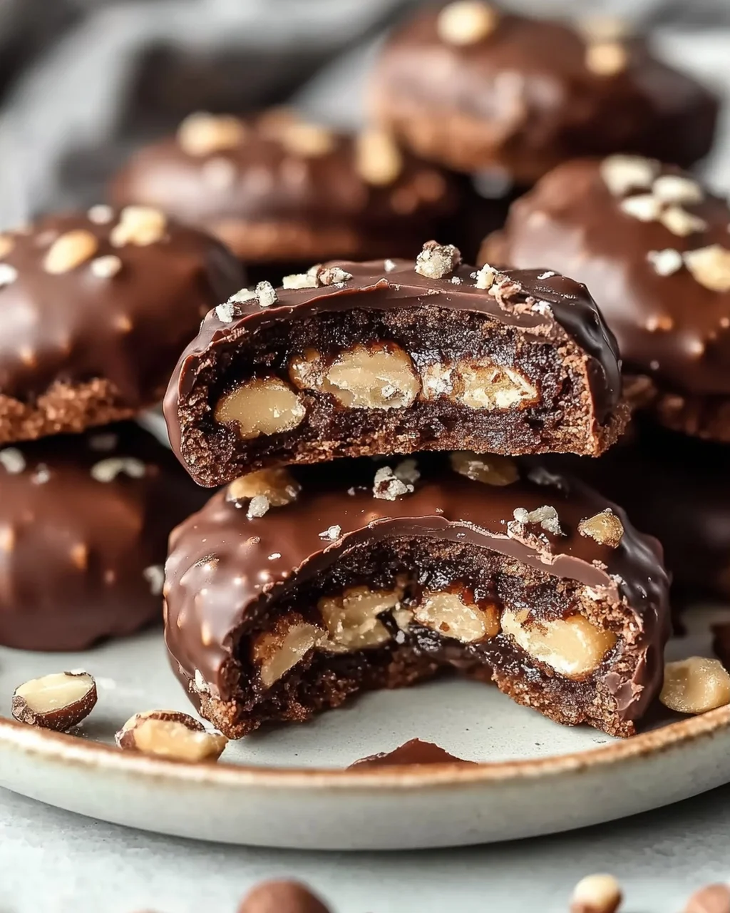 Rocher Plätzchen: Himmlische Nougat Schoko Weihnachtskekse