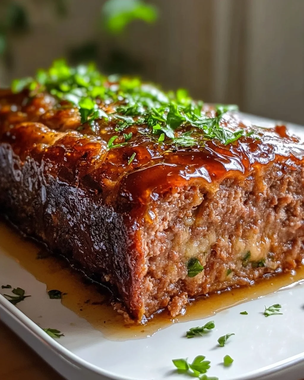 Saftiger Hackbraten aus dem Ofen