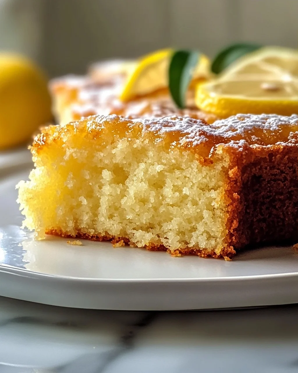 Saftiger Joghurt Zitronen Kuchen – Ein einfacher Rührkuchen!