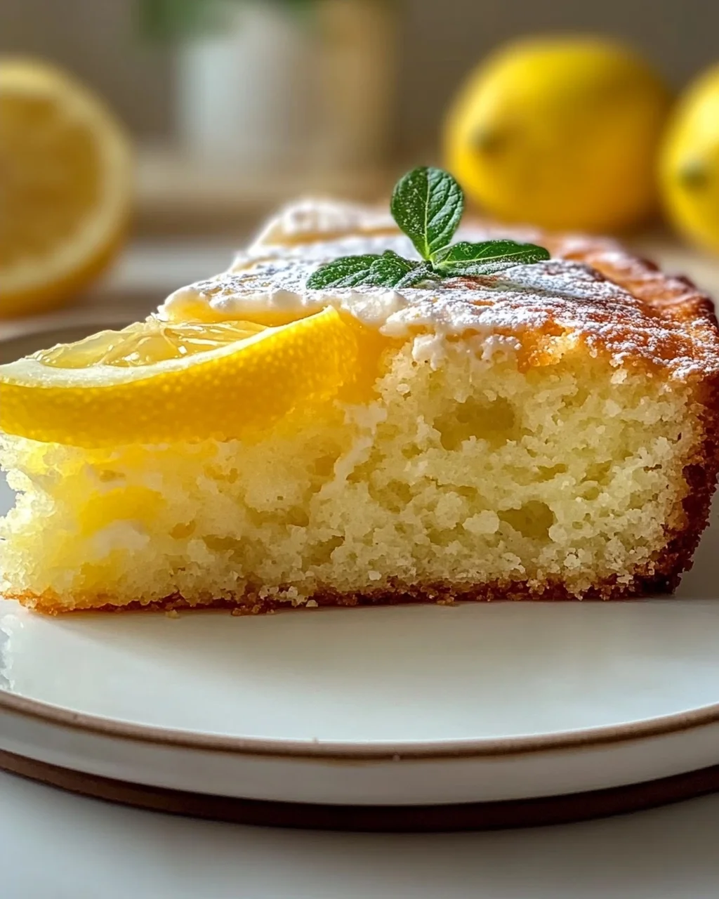 Saftiger Joghurt Zitronen Kuchen – Ein einfacher Rührkuchen!