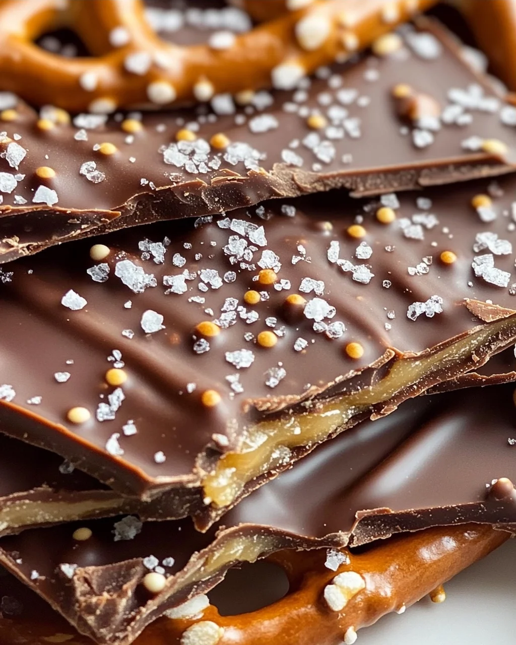 Salted Caramel Pretzel Bark: Süß-salzige Knusperfreude!