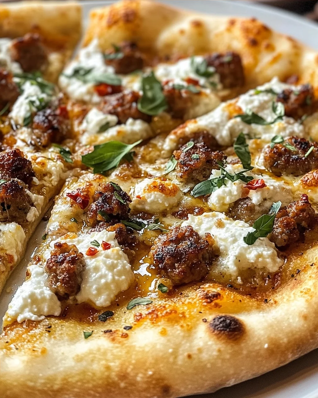 Sausage Ricotta Honey Hot Pizza – Ein Genuss für Feinschmecker!