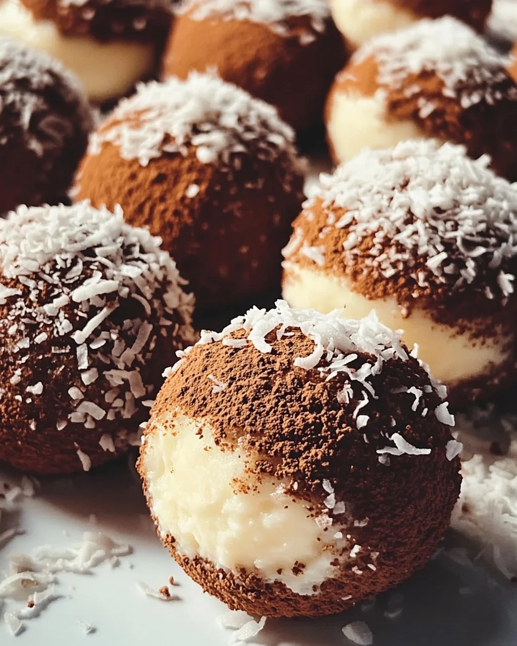 Schnelle Käsekuchen-Kugeln
